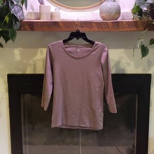 Uniqlo 3/4 sleeve shirt
